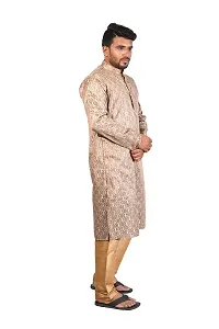Pehanaava Men's Ready to Wear Cotton Silk Traditional Straight Kurta-thumb4