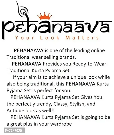 Pehanaava Men's Ready to Wear Cotton Traditional Straight Kurta - Cream-thumb5