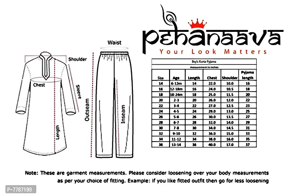 Pehanaava Boy's Ready to Wear Dupion Silk Kurta & Pyjama Set-thumb5