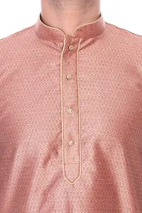 ASFashionKurta Embroidered Cotton Silk Men's Kurta and Pyjama Set-thumb3