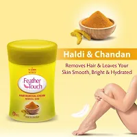 VI-JOHN Women Feather Touch Hair Removal Haldi Chandan (40gm) each Cream : (PC OF 2)-thumb3