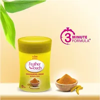 Women Feather Touch Hair Removal Haldi Chandan (40gm) each Cream : (PC OF 6)-thumb3