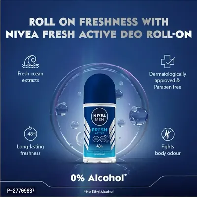 Nevia Fresh Active Men's Deo Roll On | Energize Your Day : (PC OF 2)-thumb4