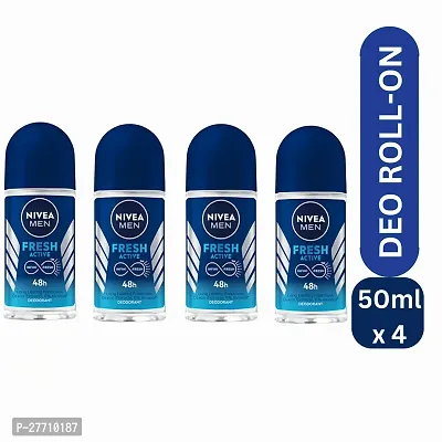 Nevia's Long-lasting Freshness Men's Roll On Deodorant | A Burst of Freshness : (PC OF 4)-thumb0