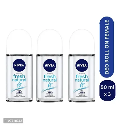 Nevia Fresh Natural Deo Roll-On Aromatic Oasis | Radiant Revival : (PC OF 3)