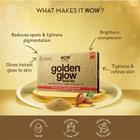 WoW's Signature Golden Glow Facial Kit | Golden Secrets Gleam  Glow : (60ml+25ml , PACK OF KIT 2)-thumb2