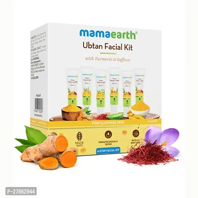 Mamaearth Ubtan Facial Kit with Turmeric  Saffron for Glowing Skin  (60 g) : (PACK OF KIT 1)-thumb0