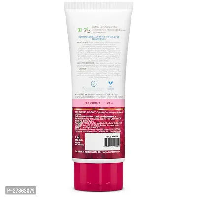 Mamaearth Beetroot Gentle With Beetroot  Hyaluronic Acid For Hydrated Pink Glow Face Wash  (100 ml) : (PC OF 1)-thumb2