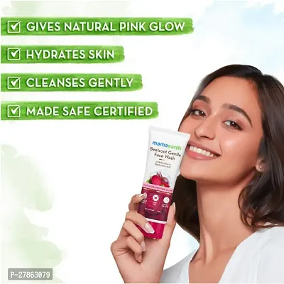 Mamaearth Beetroot Gentle With Beetroot  Hyaluronic Acid For Hydrated Pink Glow Face Wash  (100 ml) : (PC OF 1)-thumb4