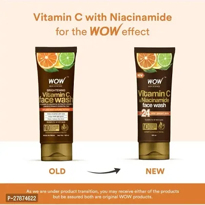 WOW SKIN SCIENCE Vitamin C  Niacinamide | For Brighter Glow | For All Skin Types Face Wash  (100 ml) : (PC OF 1)-thumb3