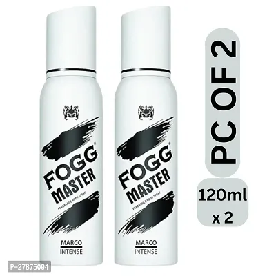 Fogg Master Marco Intense (120ml) | Unleash the Bold Elegance No Gas Deodrant for mens : ( PC OF 2)-thumb0