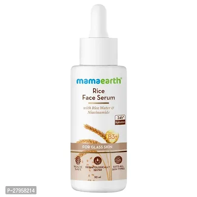 Mamaearth Rice Face Serum | For Glowing Skin With Rice Water  Niacinamide for Glass Skin  (30 ml) : (PC OF 1)