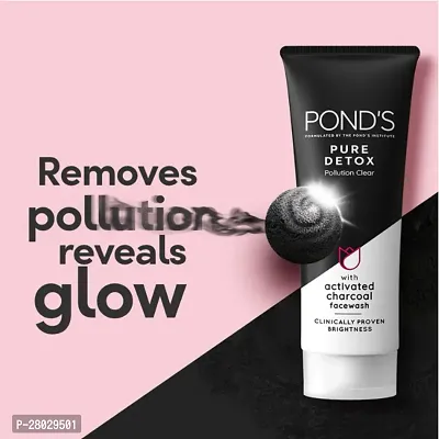 Experience Deep Cleansing with POND's Pure Detox Face Wash | Reveal Your True Glow (100g) : (PC OF 2)-thumb4