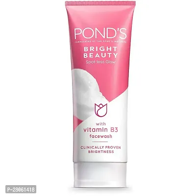 POND's Bright Beauty Spot-less Glow Brightening With Vitamin B3 Face Wash  (100 g) | Shine Brighter : (PC OF 1)