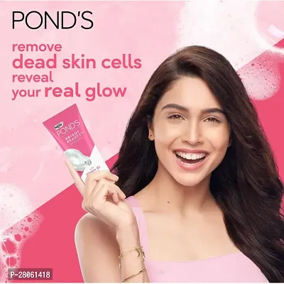 POND's Bright Beauty Spot-less Glow Brightening With Vitamin B3 Face Wash  (100 g) | Shine Brighter : (PC OF 1)-thumb5