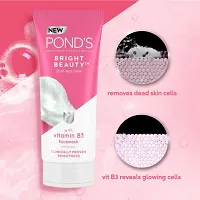 POND's Bright Beauty Spot-less Glow Brightening With Vitamin B3 Face Wash  (100 g) | Brighten Your Day : (PC OF 2)-thumb2