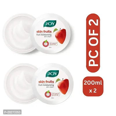 Joy Skin Fruits Moisturizing Cream (200 ml)  (Pack Of 2)