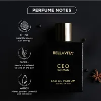 Organic Ceo Woman Eau De Parfum with Vanilla, Musky  Woody Fragrance for Women 100ml-thumb1