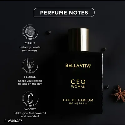 Organic Ceo Woman Eau De Parfum with Vanilla, Musky  Woody Fragrance for Women 100ml-thumb2