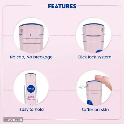 NIVEA Pearl  Beauty Deodorant Spray , Smooth Underarms | For Women  (150 ml)-thumb4