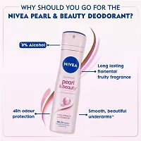 NIVEA Deodorant deo pearl and beauty Body Spray - For Women  (300 ml, Pack of 2)-thumb3