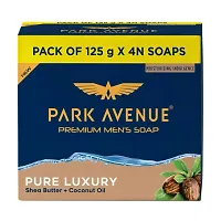 PARK AVENUE Premium Men's Soaps for Bath-Pure Luxury-Grade 1 Soap | For All Skin Types  (4 x 125 g)-thumb1