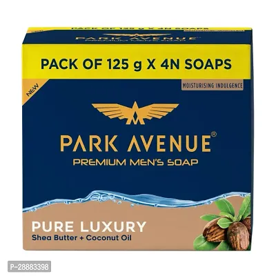 PARK AVENUE Premium Men's Soaps for Bath-Pure Luxury-Grade 1 Soap | For All Skin Types  (4 x 125 g)-thumb2