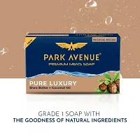 PARK AVENUE Premium Men's Soaps for Bath-Pure Luxury-Grade 1 Soap | For All Skin Types  (4 x 125 g)-thumb2