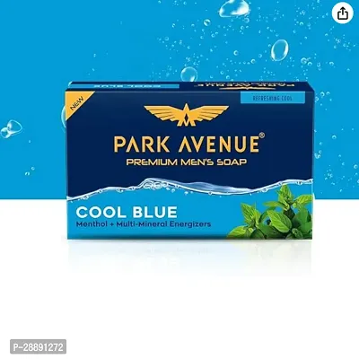 PARK AVENUE Premium Men's Soaps for Bath-Cool Blue | For men (125gm)-thumb0