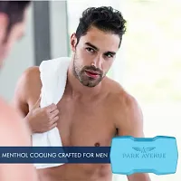 PARK AVENUE Premium Men's Soaps for Bath-Cool Blue | For men (125gm)-thumb3