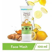 MAMAEARTH Vit-C Facewash (100gm)  Vit-C Daily Glow Sunscreen (50gm) | For Men  Women (COMBO)-thumb3