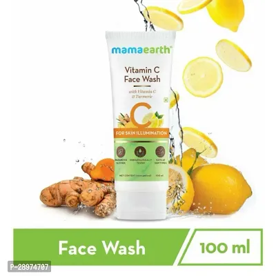 MAMAEARTH Vit-C Facewash (100gm)  Vit-C Daily Glow Sunscreen (50gm) | For Men  Women (COMBO)-thumb4