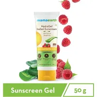 Mamaearth Ultra Light Indian Sunscreen (80g) | Vit-C Daily Glow Sunscreen (50g) | Hydragel Indian Sunscreen (50g) | For Men  Women ( TRIO COMBO)-thumb2