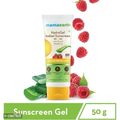 Mamaearth Ultra Light Indian Sunscreen (80g) | Vit-C Daily Glow Sunscreen (50g) | Hydragel Indian Sunscreen (50g) | For Men  Women ( TRIO COMBO)-thumb3