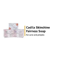 Cadila Skin Shine Anti Acne, White heads, Black Heads And Oily Skin Fairness Soap (75gm) | For Men  Women (PC OF 1)-thumb1