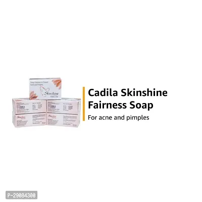 Cadila Skin Shine Anti Acne, White heads, Black Heads And Oily Skin Fairness Soap (75gm) | For Men  Women (PC OF 1)-thumb2