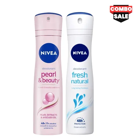 Pearl  Beauty Deodorant Spray (150ml)  Fresh Natural Deo Spray (150ml)