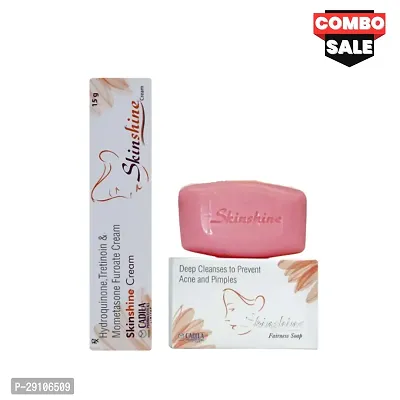 Cadila Skin Shine Cream (15gm)  Skin Shine Soap (75gm) | For Men  Women (COMBO)