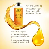 PEAR'S Pure  Gentle Body Wash (250ml) | Glycerine Facewash (150ml) | Soap Free  Natural | For Men  Women (COMBO)-thumb3