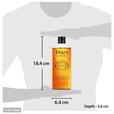 PEAR'S Pure  Gentle Body Wash (250ml) | Glycerine Facewash (150ml x 2) | Soap Free  Natural | For Men  Women (COMBO)-thumb3