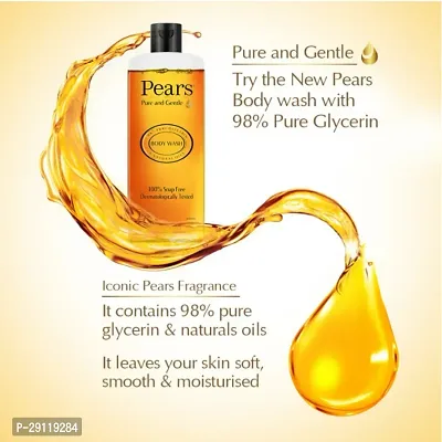 PEAR'S Pure  Gentle Body Wash (250ml) | Glycerine Facewash (150ml x 2) | Soap Free  Natural | For Men  Women (COMBO)-thumb5