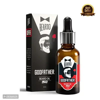 Beardo Godfather Premium Lite Beard and Moustache Oil, (30 ml) Pack Of 1