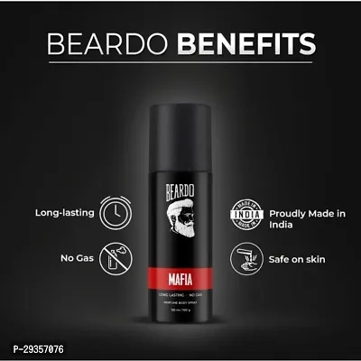 Beardo Mafia Perfume Body Spray, (120ml) | Strong  Long Lasting Deo For Men | Oriental, Woody Notes | Deodorant Body Spray Perfume (PC OF 1)-thumb4