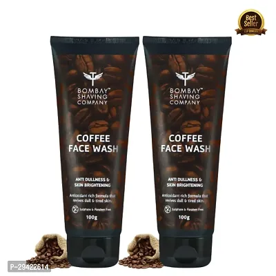 Bombay Shaving Company Coffee Face Wash for Men  Women (200ml) | Deep-Cleanses, De-Tans  Blackhead Removal | (PC OF 2)