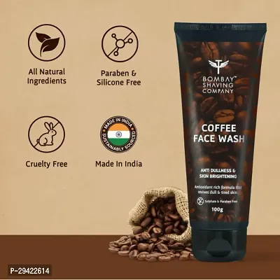 Bombay Shaving Company Coffee Face Wash for Men  Women (200ml) | Deep-Cleanses, De-Tans  Blackhead Removal | (PC OF 2)-thumb3