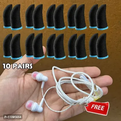 10 Pairs Gaming Sleeve With Free A Solid Wired&nbsp;Earphone-thumb0