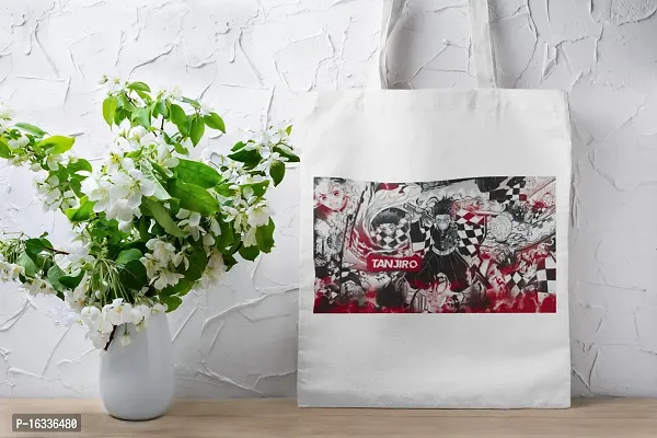 Demon Slayer Tote featuring Muzan kibutsuji  - Anime Tote Bag --thumb0