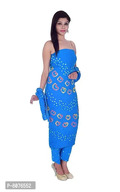 Apratim Cotton Woman/Girl Dress Material/Salwar/Suit Kurta Bottom Dupatta-thumb2