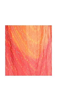 APRATIM Women's Art Silk Gotta Patti Work Bandhani Dupatta- (C9208,Multicolour,Free Size)-thumb1