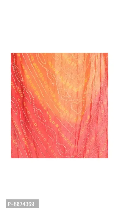 APRATIM Women's Art Silk Gotta Patti Work Bandhani Dupatta- (C9208,Multicolour,Free Size)-thumb2